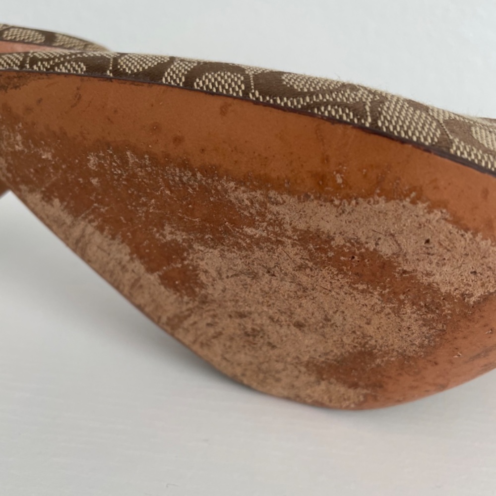 COACH Ellin Brown Signature Pointed Toe Pumps 8M/B Business Casual Workw… - Picture 5 of 6
